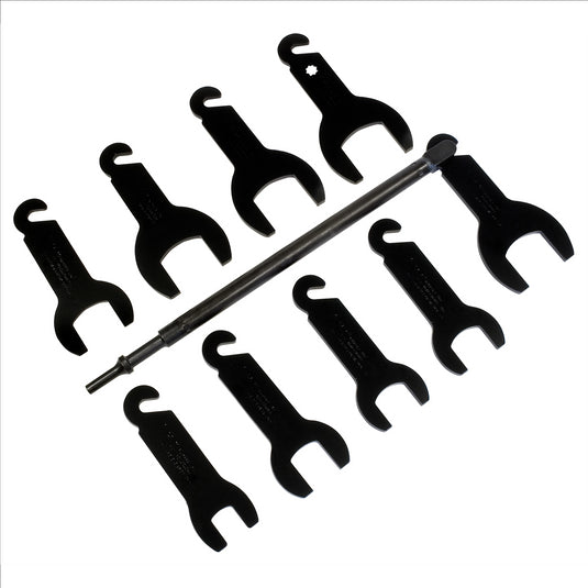 Lisle Pneumatic Fan Clutch Wrench Set; 10 pc.