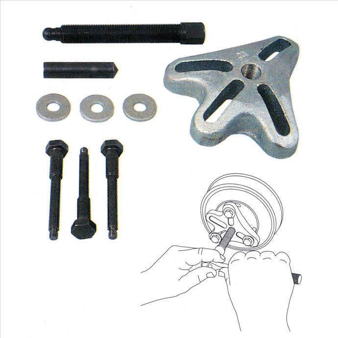 Lisle HARMONIC BALANCER PULLER FOR GM
