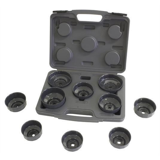 Lisle H.D. End Cap Wrench Set; 10pc.