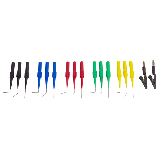 Lisle Backprobe & Alligator Clip Set; 17pc.