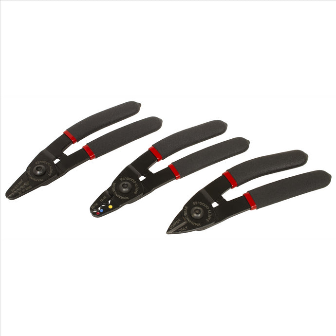 Lisle Mini Strip/Cut/Crimp Set; 3pc.