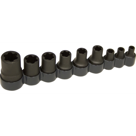 Lisle External Torx Plus Socket Set; 9pc