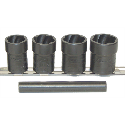 Milton Industries LTI Tool By MIlton 5 Piece Locking Lugnut Twist Socket Removal Kit.  Includes Twist Sockets 4400-30; -35; -50; -70 & Pu