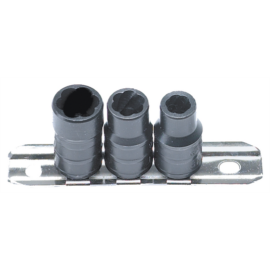 Milton Industries LTI Tool By MIlton 3/8"" Drive 3-Piece Twist Socket Transmission Drain Plug Removal System