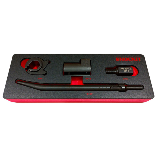 Milton Industries Shockit Socket O2 Sensor Removal Kit with HD EVA Foam Tray - For Frozen/Obstructed O2 and NOx Sensors