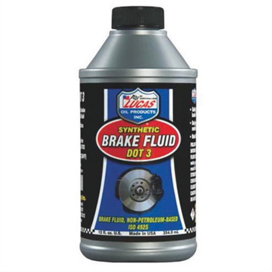 Lucas Oil DOT 3 Brake Fluid 12oz; 12pc