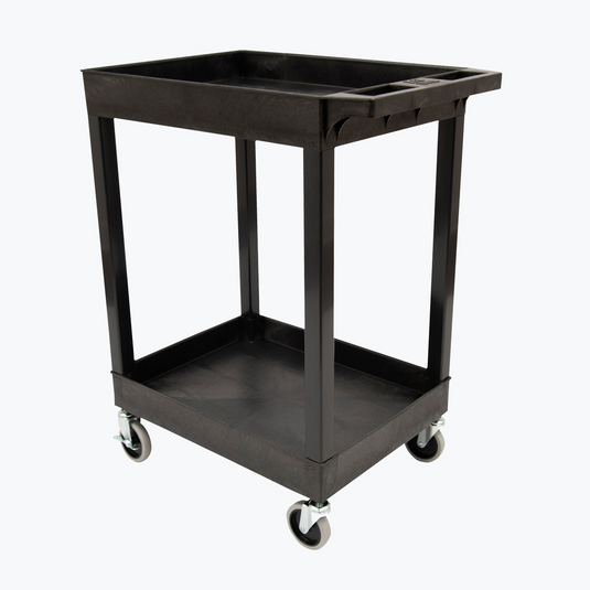 Luxor 24 x 18 Plastic Utility Tub Cart with HD Casters