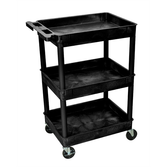 Luxor 3 Shelf Tub Cart 18 x 24