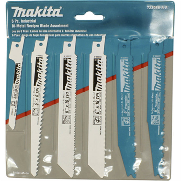 Makita 6pc Recip Blade