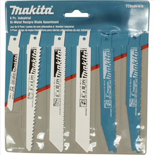 Makita 6pc Recip Blade