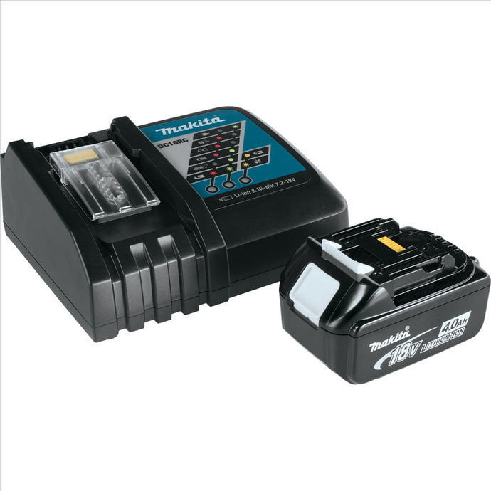 Makita 18V LXT Battery and Charger Starter Pack (4.0 Ah)
