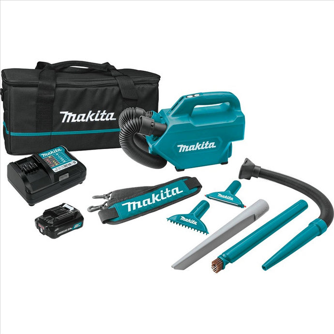 Makita 12V CXT 2.0 Ah Cordless Vacuum Kit