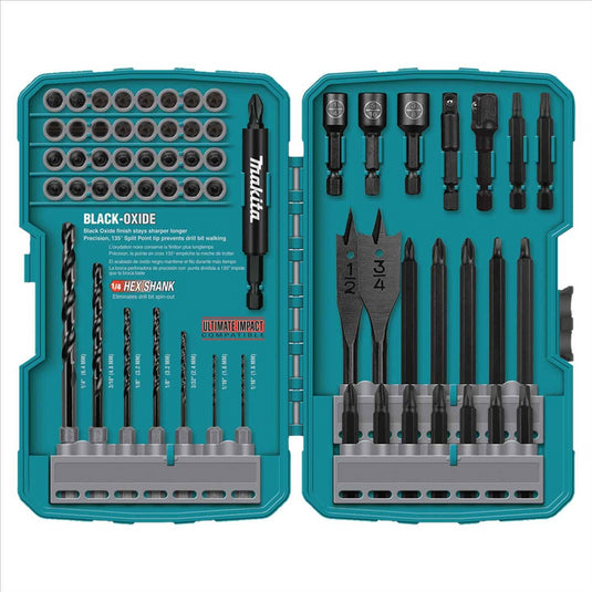 Makita 70-Piece Contractor-Grade Imp Drill/Driver Bit Set in Case