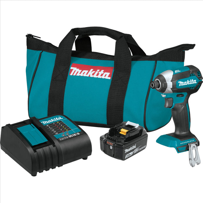 Makita 18V LXT 3.0 Ah Brushless Cordless Imp Driver Kit