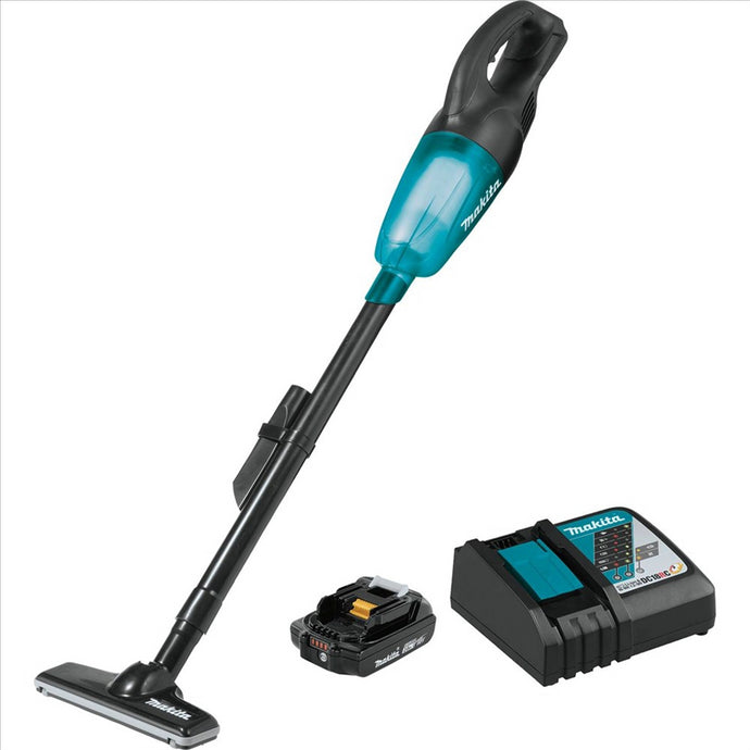 Makita 18V LXT 2.0 Ah Compact Cordless Vacuum Kit