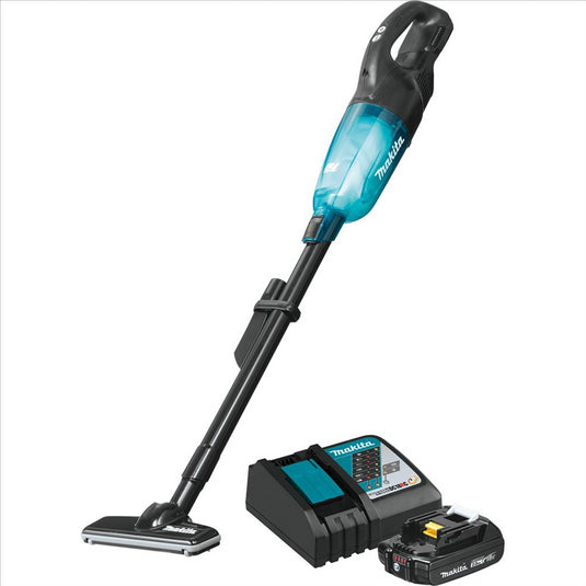 18V LXT® Lith-Ion Compact Brushless Cordless 3-Speed Vacuum Kit; w/ Push Button (2.0Ah)