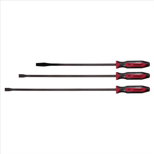 Mayhew 3 PC Dominator® Pro Straight & Curved Pry Bar Set