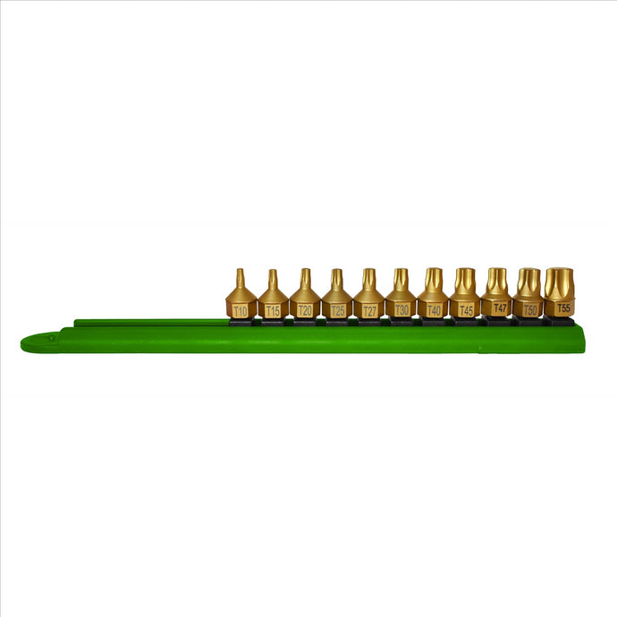 Mayhew 11PC DUAL DR TORX SET ON RAIL