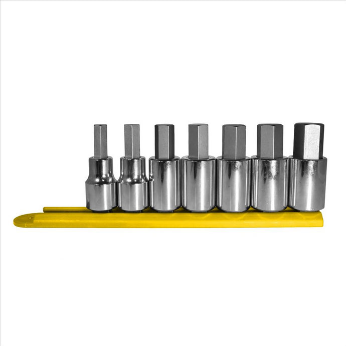 Mayhew 7PC SAE Hex Socket Bit Set