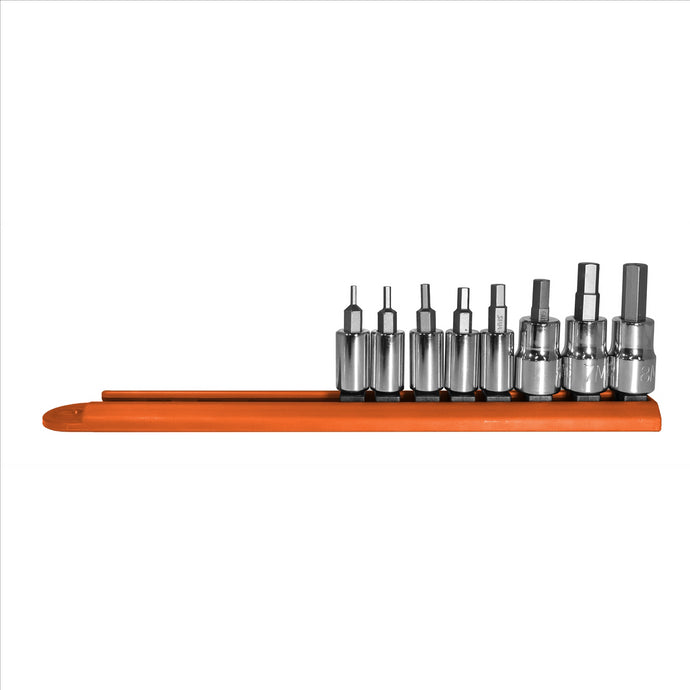 8 PC METRIC HEX SOCKET BIT SET