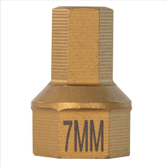 Mayhew 7 MM Metric Hex Dual Drive Bit; 7/16