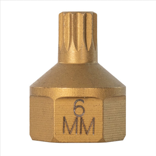 Mayhew No. 6 Triple Square Dual Drive Bit; 1/2