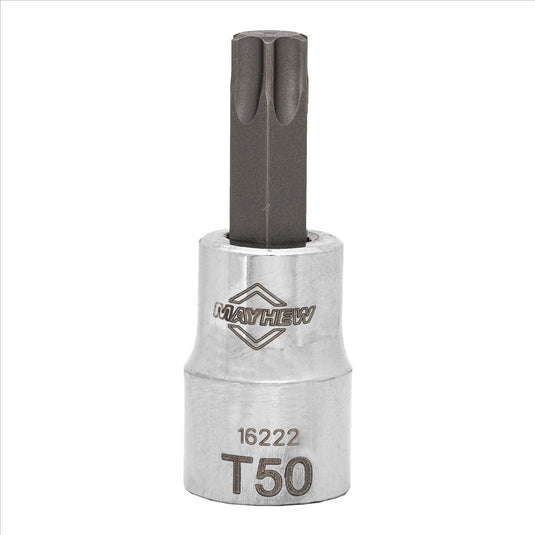 Mayhew Mayhew T50 Torx® Short Insert Socket Bit; 3/8-Inch Drive