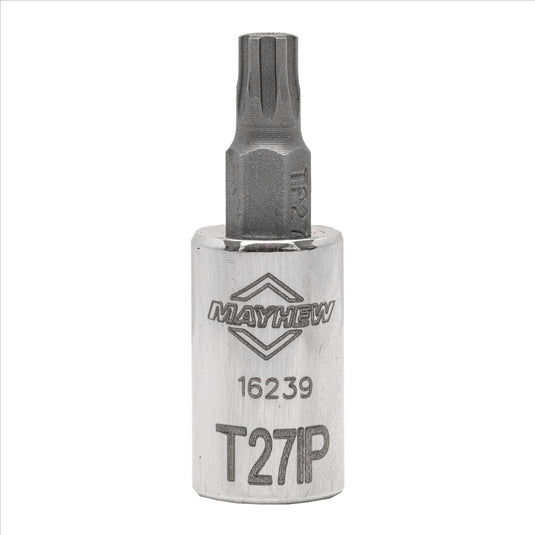 Mayhew Mayhew T27IP Torx Plus® Short Insert Socket Bit; 1/4-Inch Drive