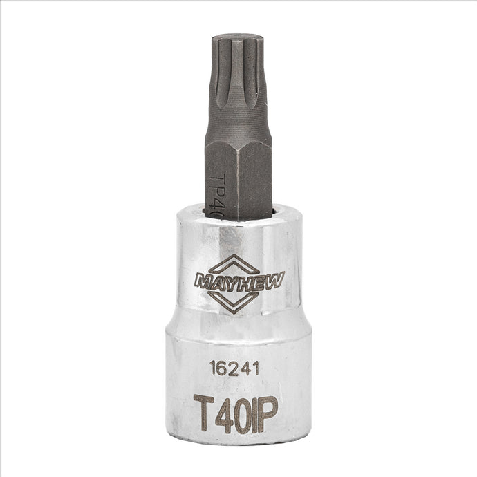 Mayhew Mayhew T40IP Torx Plus® Short Insert Socket Bit; 3/8-Inch Drive