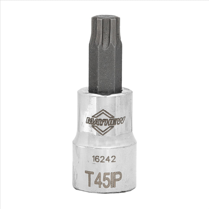 Mayhew Mayhew T45IP Torx Plus® Short Insert Socket Bit; 3/8-Inch Drive