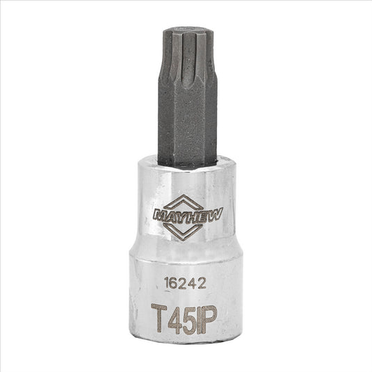 Mayhew Mayhew T45IP Torx Plus® Short Insert Socket Bit; 3/8-Inch Drive