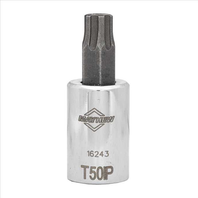 Mayhew Mayhew T50IP Torx Plus® Short Insert Socket Bit; 3/8-Inch Drive