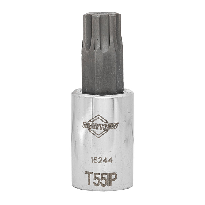 Mayhew Mayhew T55IP Torx Plus® Short Insert Socket Bit; 3/8-Inch Drive