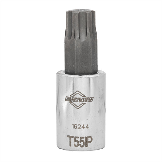 Mayhew Mayhew T55IP Torx Plus® Short Insert Socket Bit; 3/8-Inch Drive