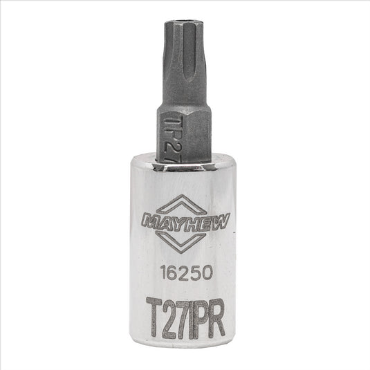 Mayhew Mayhew T27IPR Tamper Torx Plus® Short Insert Socket Bit; 1/4-Inch Drive