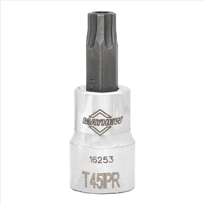 Mayhew Mayhew T45IPR Tamper Torx Plus® Short Insert Socket Bit; 3/8-Inch Drive