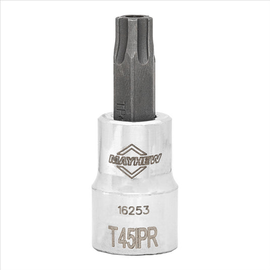 Mayhew Mayhew T45IPR Tamper Torx Plus® Short Insert Socket Bit; 3/8-Inch Drive