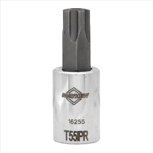 Mayhew Mayhew T55IPR Tamper Torx Plus® Short Insert Socket Bit; 3/8-Inch Drive