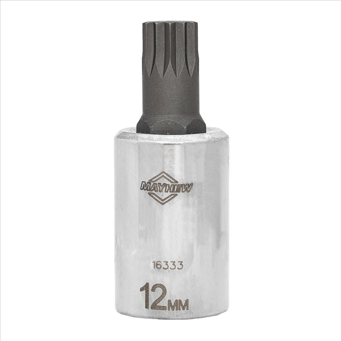 Mayhew Mayhew 12 MM Triple Square Short Insert Socket Bit; 1/2-Inch Drive