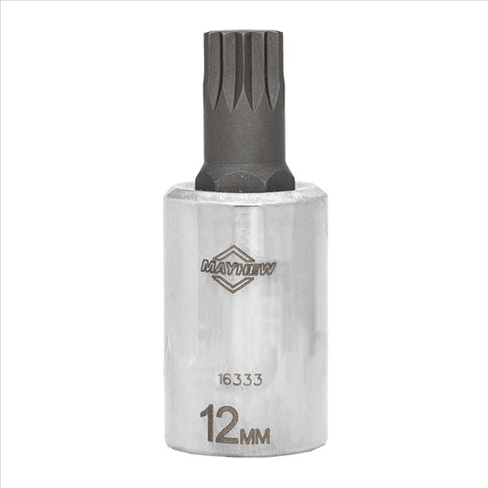 Mayhew Mayhew 12 MM Triple Square Short Insert Socket Bit; 1/2-Inch Drive