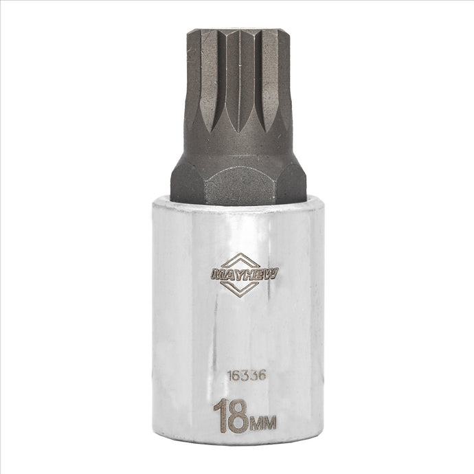 Mayhew Mayhew 18 MM Triple Square Short Insert Socket Bit; 1/2-Inch Drive