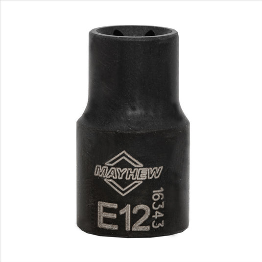 Mayhew Mayhew E12 Inverted Torx® Socket Bit; 3/8-Inch Drive