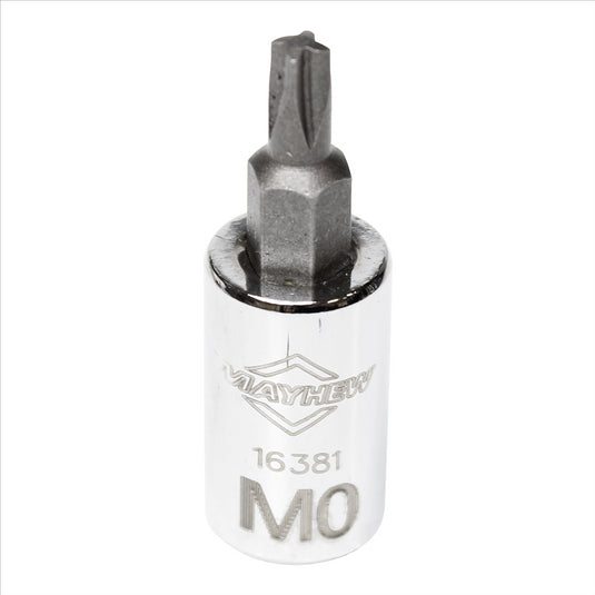 Mayhew Mayhew No. 0 Mortorq® Short Insert Socket Bit; 1/4-Inch Drive
