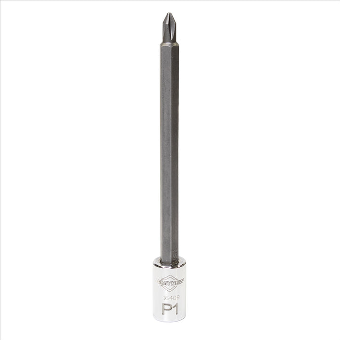Mayhew Mayhew No. 1 Phillips® Medium Insert Socket Bit; 1/4-Inch Drive