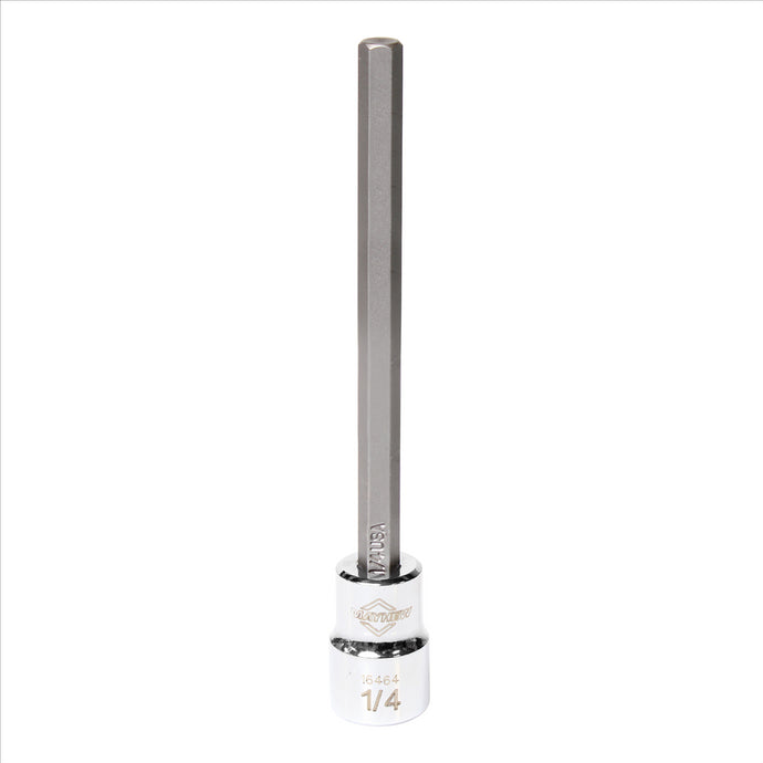 Mayhew Mayhew 1/4-Inch SAE Hex Medium Insert Socket Bit; 3/8-Inch Drive