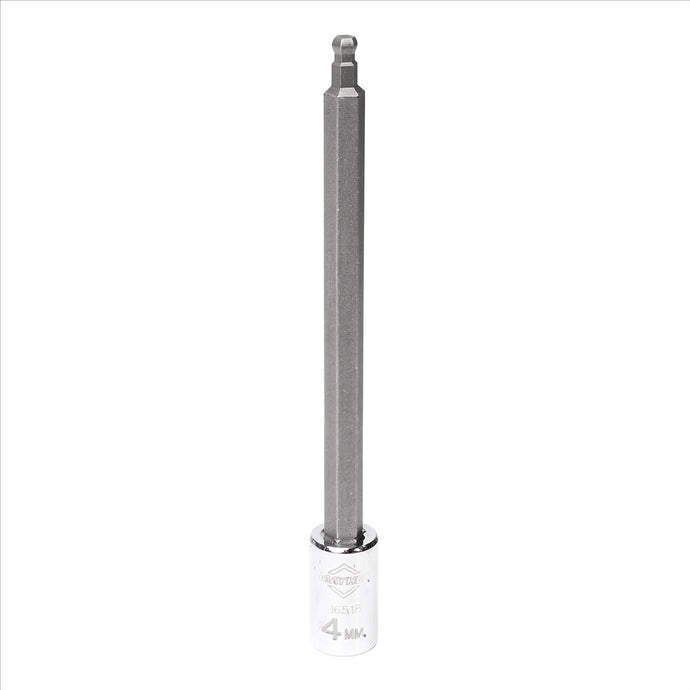 Mayhew Mayhew 4 MM Metric Ball Hex Medium Insert Socket Bit; 1/4-Inch Drive
