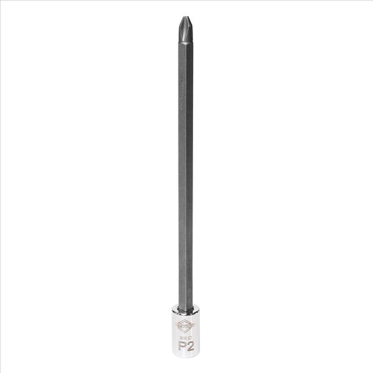 Mayhew Mayhew No. 2 Phillips® Long Insert Socket Bit; 1/4-Inch Drive