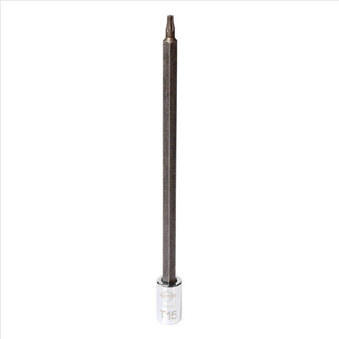 Mayhew Mayhew T15 Torx® Long Insert Socket Bit; 1/4-Inch Drive