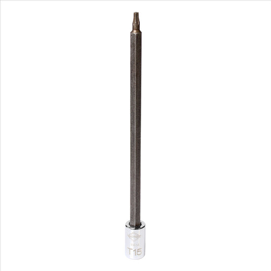 Mayhew Mayhew T15 Torx® Long Insert Socket Bit; 1/4-Inch Drive