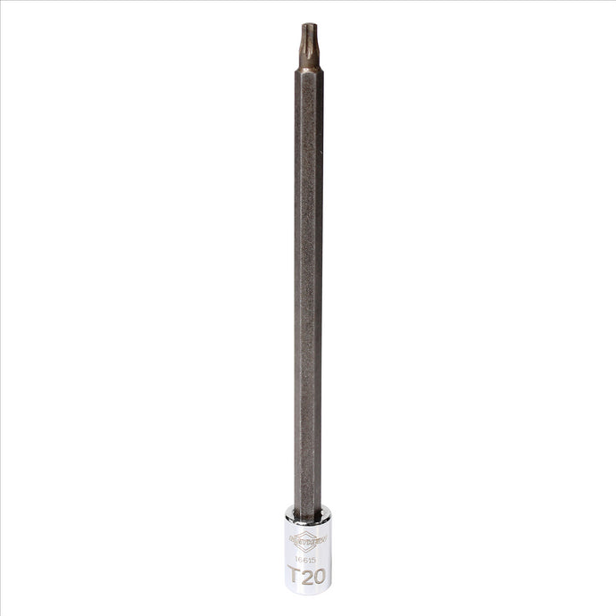 Mayhew Mayhew T20 Torx® Long Insert Socket Bit; 1/4-Inch Drive